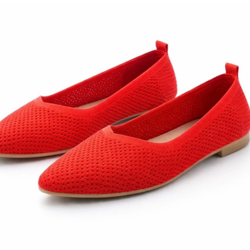Red Women's Flats